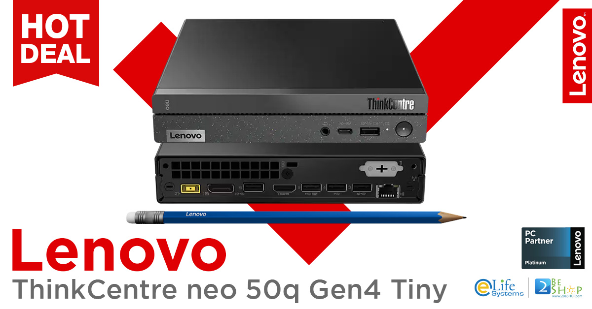 ช้อป Lenovo ThinkCentre neo 50q Gen4 Tiny เลย! ราคาดี จัดส่งฟรี ช้อป Lenovo ThinkCentre neo 50q Gen4 Tiny เลย! ราคาดี จัดส่งฟรี
